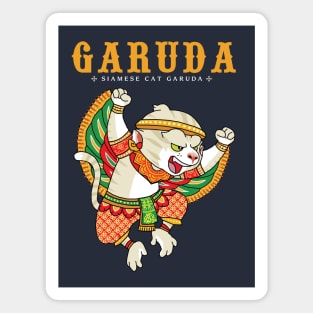 Siamese Cat Garuda Magnet